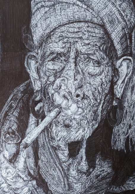 Kuli-Art, Ballpointpen, Kugelschreiber Porträt